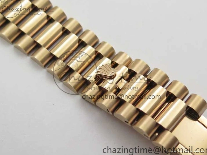 Best AAA Replica Sites Dial 40mm 904 New Version RG Bracelet Bold 228239 2825 President A Crystal Markers Day-Date on RG BP Brown Dial T 0118